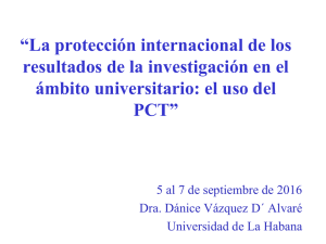 Protección Internacional P.Ind. Protección sustantiva (1)