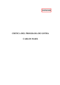 Crítica del programa de Gotha