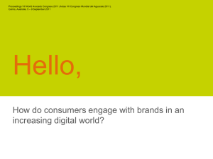 How do consumers engage with brands in an increasing digital world?