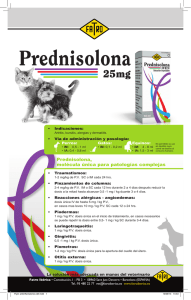 Prednisolona, molécula única para patologías complejas