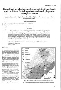 " propagación de falla - Sociedad Geológica de España