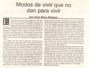 Modos de vivir que no