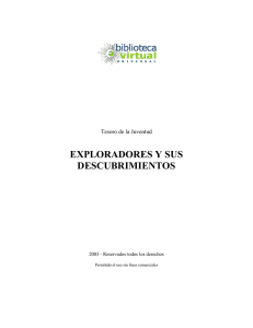 exploradores y sus descubrimientos