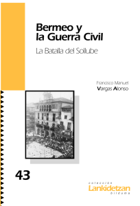 Bermeo y la Guerra Civil: La Batalla del Sollube. IN: Bermeo y la