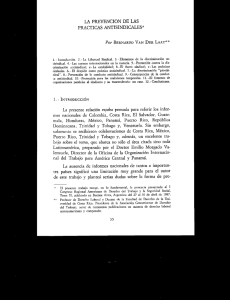 LA PREVENCIÓN DE LAS PRACTICAS ANTISINDICALES"r