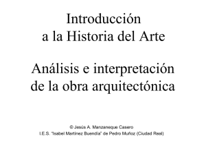 Análisis e interpretación de la obra arquitectónica Introducción a la