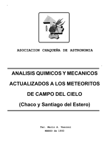 ANALISIS QUIMICOS Y MECANICOS