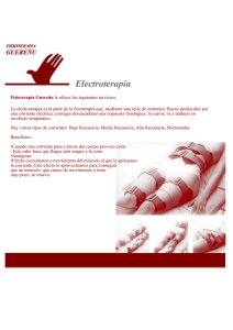 Electroterapia - Fisioterapia Guereñu