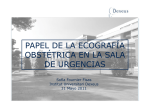 papel de la ecografía obstétrica en la sala de urgencias