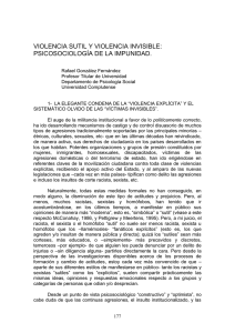 violencia sutil y delitos sin víctimas: psicosociología de la impunidad