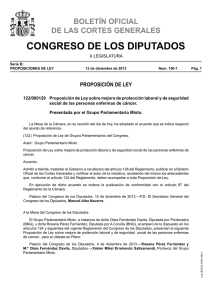 Proposición de Ley - Congreso de los Diputados