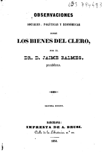 Observaciones sociales, políticas y económicas sobre los bienes