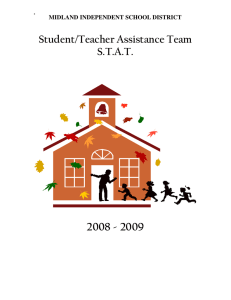 Student/Teacher Assistance Team STAT