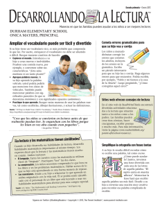 Desarrollando la Lectura (Elementary School Edition) — January 2013