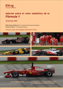 Informe del valor mediático de la Fórmula 1