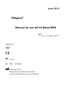 PAXgene® Manual de uso del kit Blood RNA