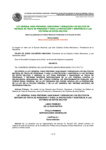 Ley General para prevenir, sancionar y erradicar los