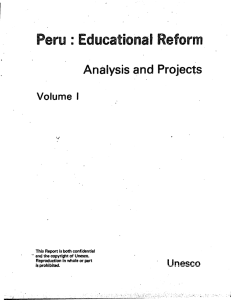 Educational reform: Peru - unesdoc