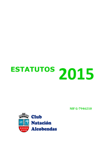 estatutos - Club de Natación de Alcobendas