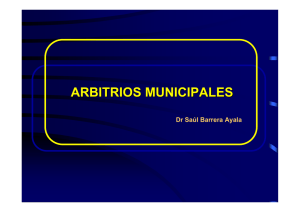 Arbitrios Municipales
