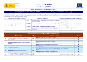 FICHA DE CERTIFICADO DE PROFESIONALIDAD (AGAC0108