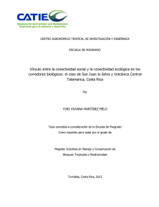 V&iacute;nculo entre la conectividad social y la conectividad ecol&oacute;gica en