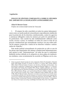 Legislación ENSAYO DE SÍNTESIS COMPARATIVA SOBRE EL