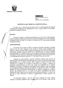 Page 1 TRIBUNAL CONSTITUCIONAL ||||||||||||||||| EXP. N. º ) 1 179