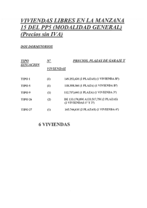 VIVIENDAS LIBRES EN LA MANZANA 15 DEL PP5 (MODALIDAD