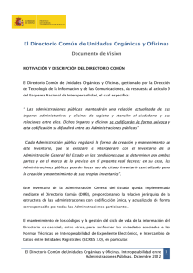 El Directorio Común de Unidades Orgánicas y Oficinas