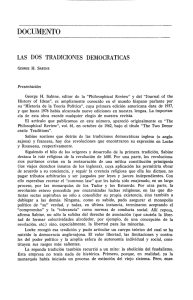 "Las dos tradiciones democráticas".