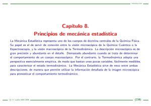 L08: Principios de mecánica estadística