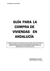 Guía para la compra de viviendas en Andalucía