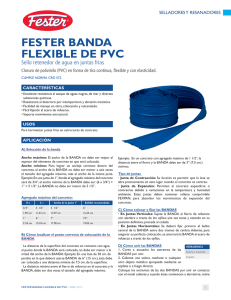 FESTER BANDA FLEXIBLE DE PVC