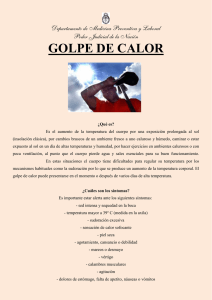 GOLPE DE CALOR