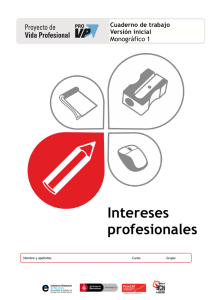 Intereses profesionales - Consorci d`Educació de Barcelona