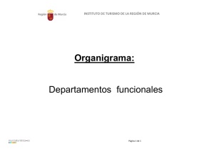 Organigrama: Departamentos funcionales