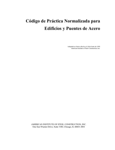 Código de Práctica Normalizada para Edificios y Puentes de Acero