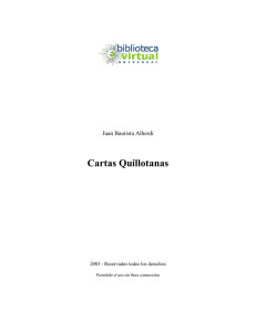 Cartas Quillotanas - Biblioteca Virtual Universal
