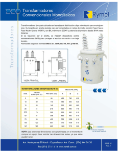 Transformadores Convencionales Monofásicos