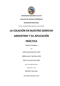 la colación en nuestro derecho argentino y su aplicación práctica