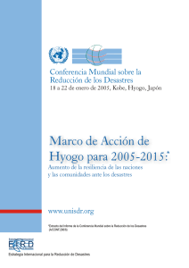 Marco de Acción de Hyogo para 2005