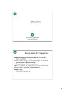 XML Schema - Universidad de Oviedo