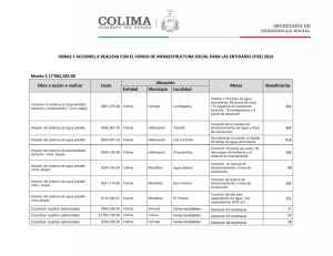 Montos, obras y acciones a realizar FISE segundo trimestre 2016