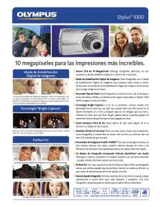 10 megapíxeles para las impresiones más increíbles.