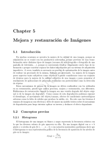 Chapter 5 Mejora y restauración de Imágenes