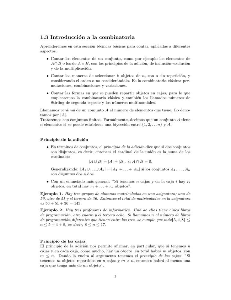 1.3 Introducción A La Combinatoria