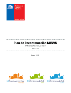 Resumen Ejecutivo Plan de Reconstrucción