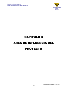 CAPITULO 3 AREA DE INFLUENCIA DEL PROYECTO