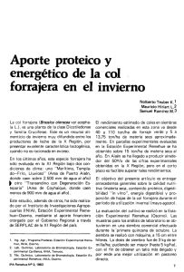 Aporte proteico y